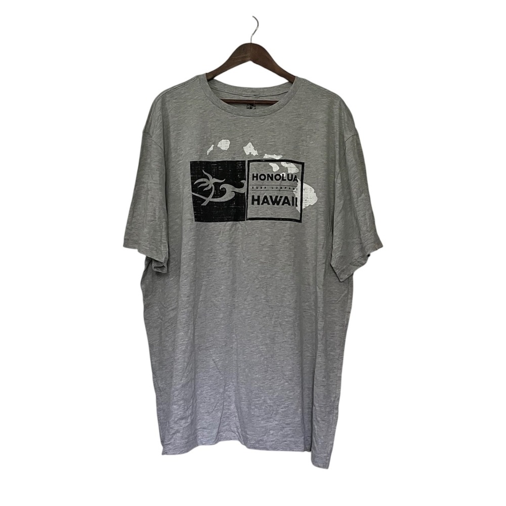 NWT Honolua Surf Company Men's T-Shirt Light Gray 4XL